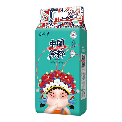 SHENGHUA  Tea Tree Oil Fatty Diaper  Ultra-thin breathable pull-up newborn diapers for boys and girls